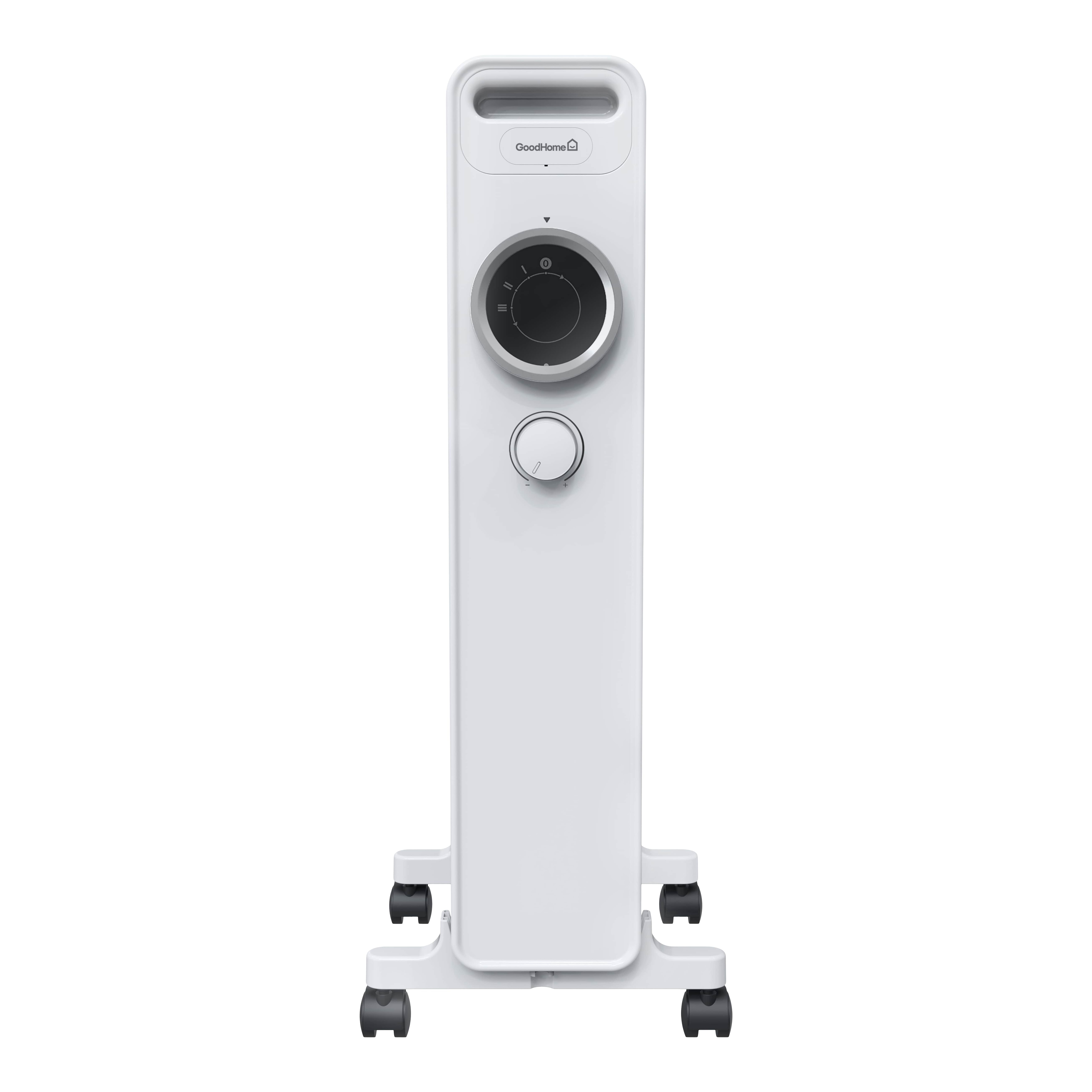 Radiator electric GoodHome, 9 elementi, 2000W, alb
