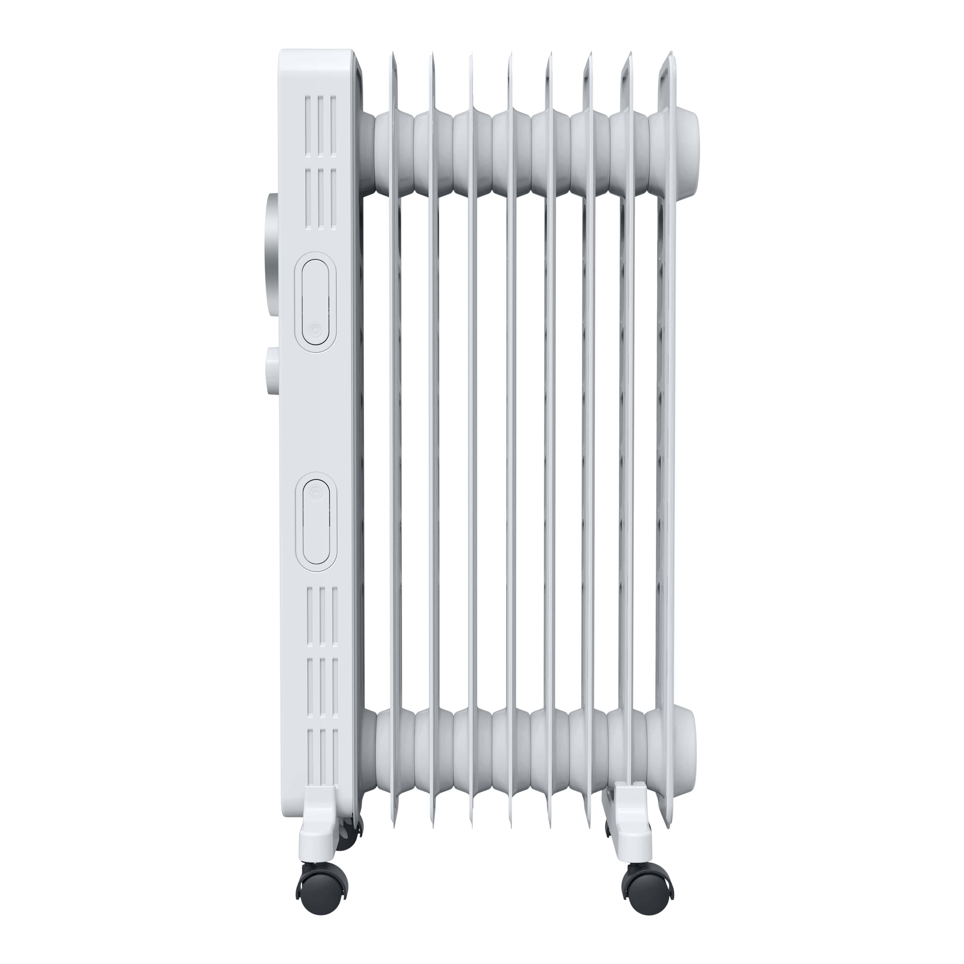 Radiator electric GoodHome, 9 elementi, 2000W, alb