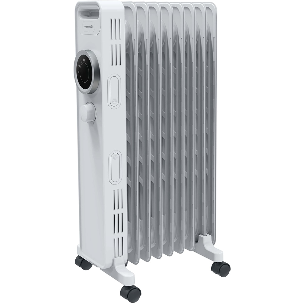 Radiator electric GoodHome, 9 elementi, 2000W, alb