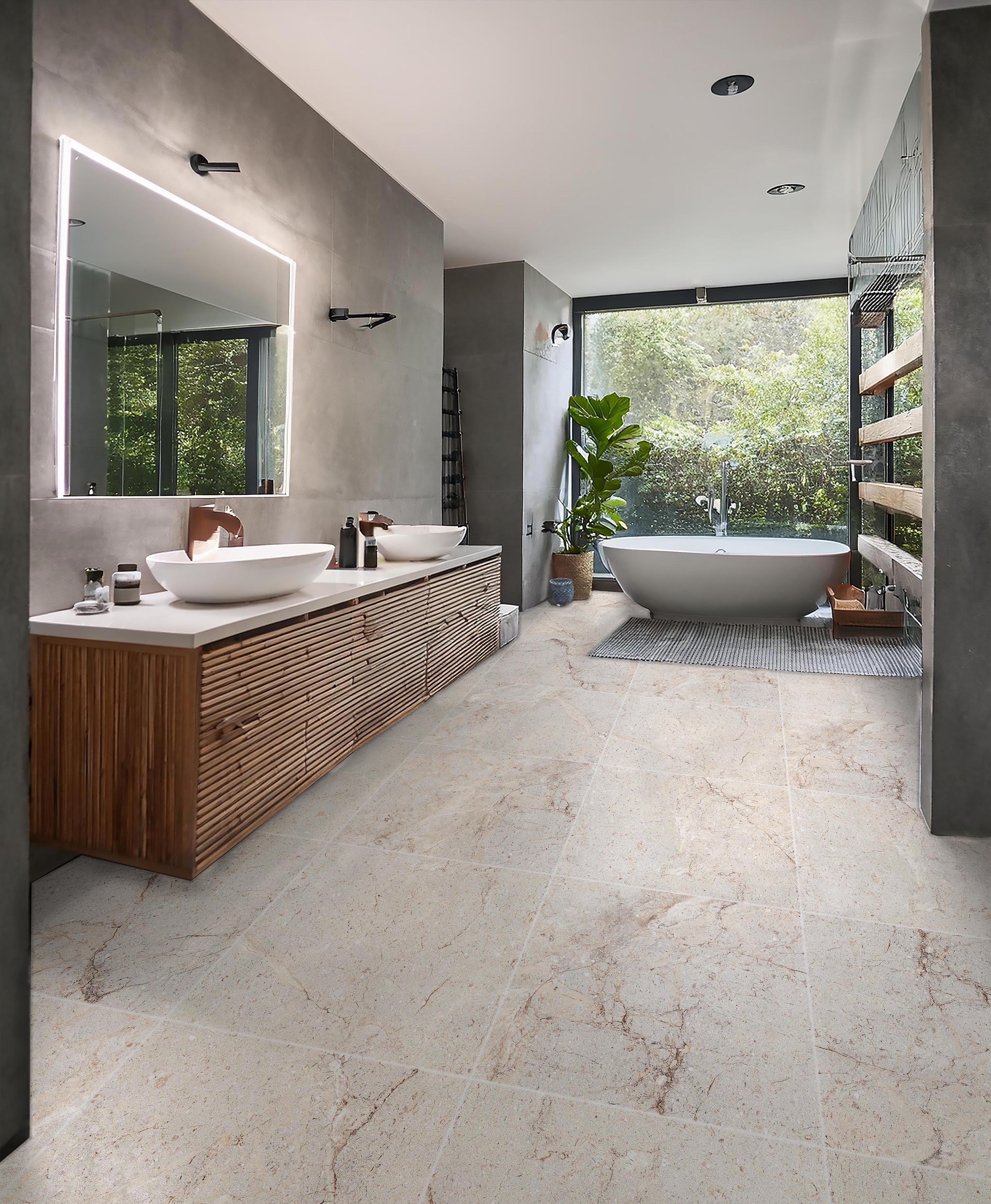 Gresie interior/exterior Acropolis, bej, 60 x 60 cm, 8 mm, 1.84 m2/cutie, PEI 4