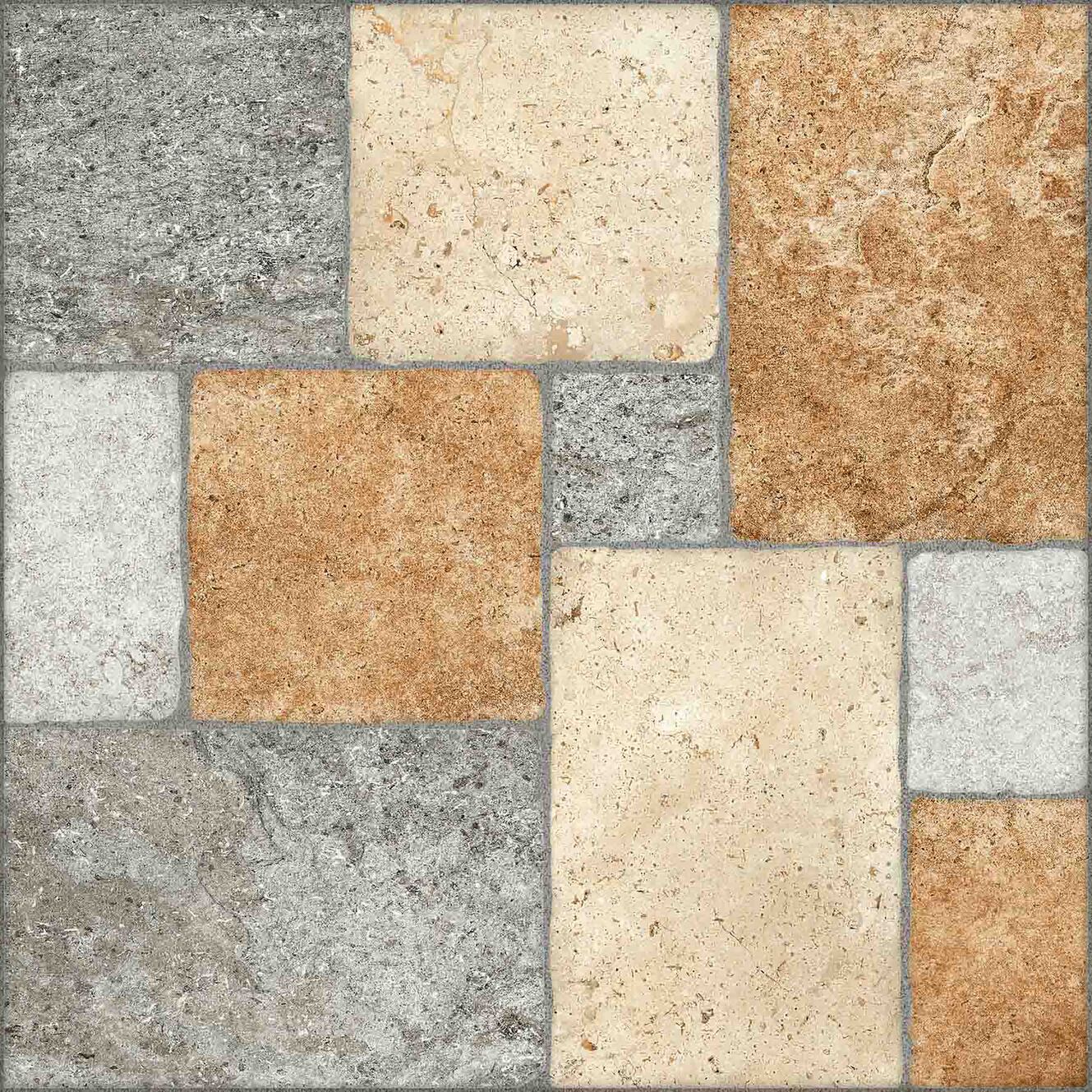 Gresie interior/exterior Pavimento, multicolor, 45 x 45 cm, 8 mm, 1.25 m2/cutie, PEI 4