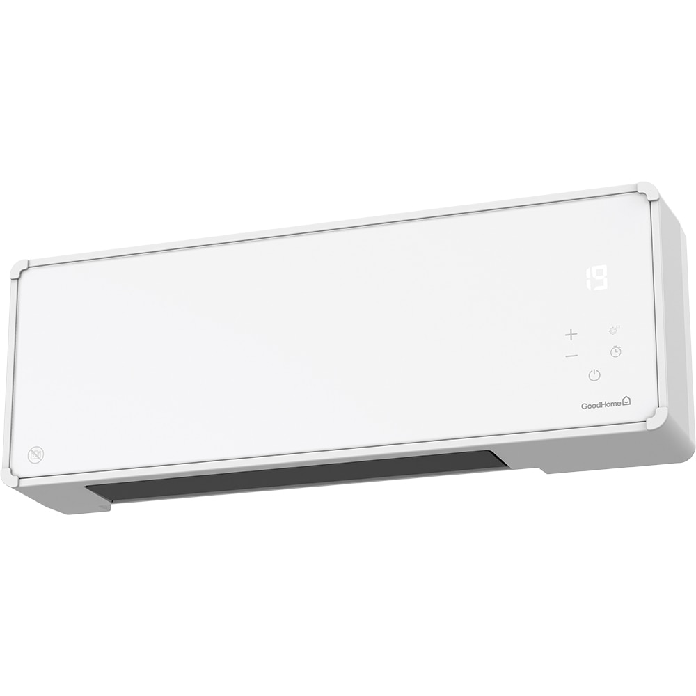 Aeroterma de perete GOODHOME Glenwood, 2000W, Afisaj LED, alb