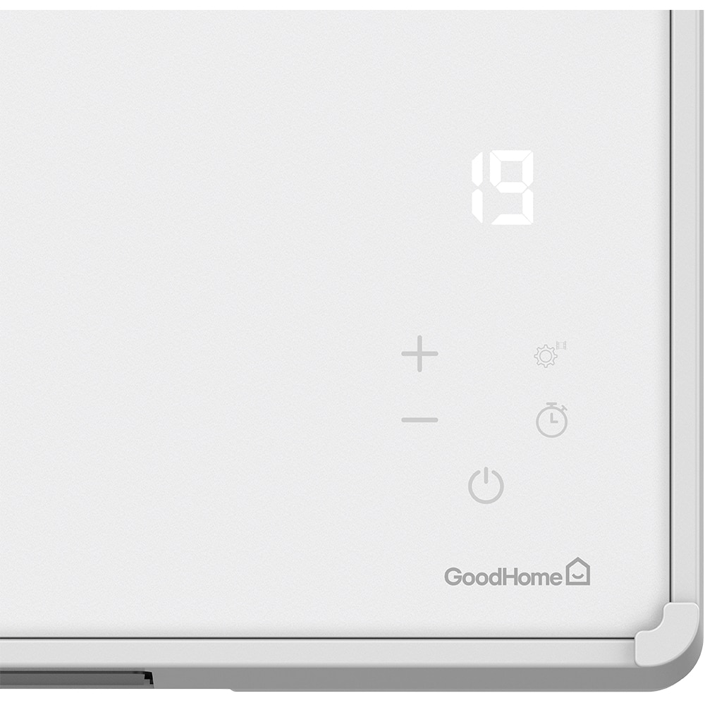 Aeroterma de perete GOODHOME Glenwood, 2000W, Afisaj LED, alb