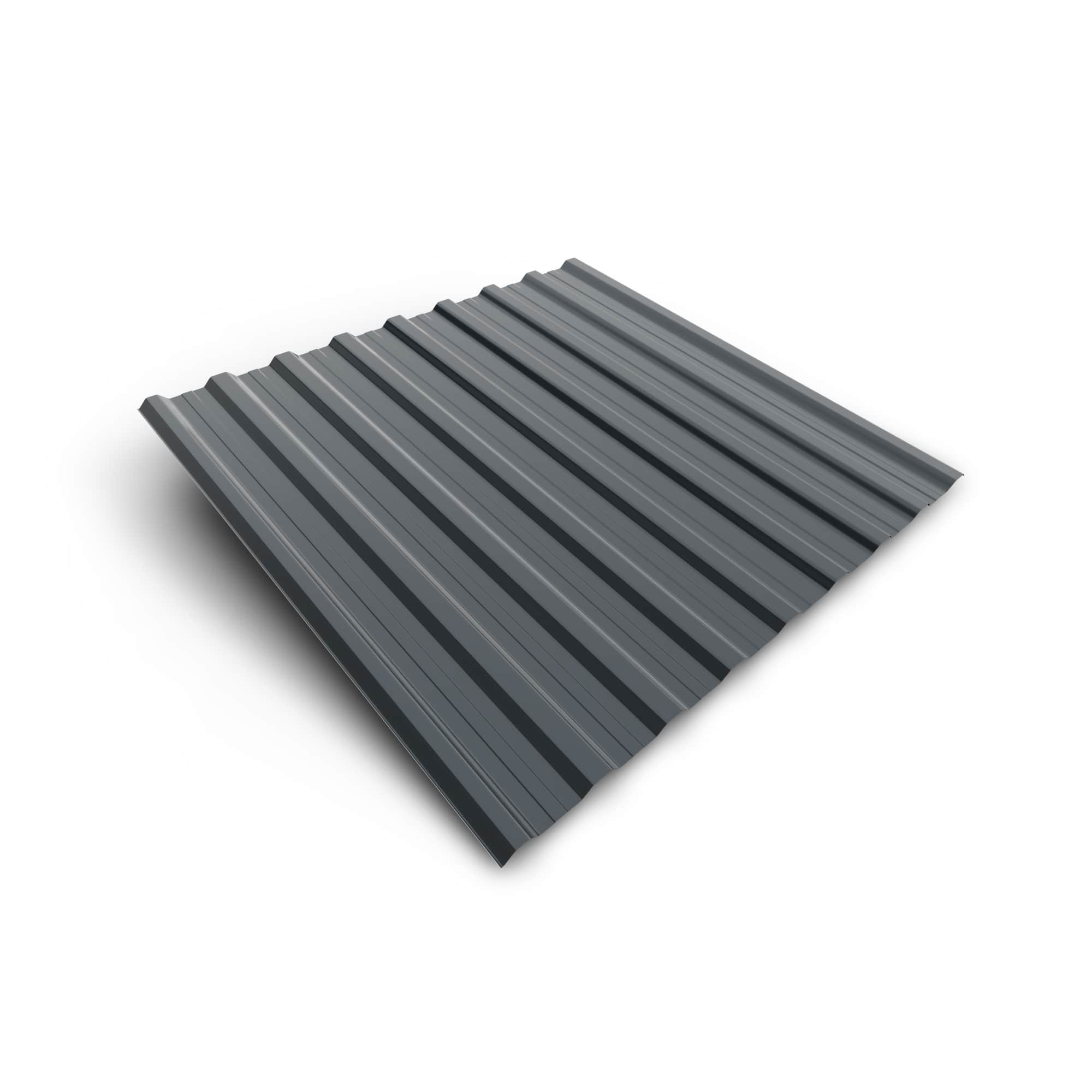 Tabla cutata H18, Gri, RAL 7016, 0,35 mm x 200 cm x 113,4 cm  Bravo