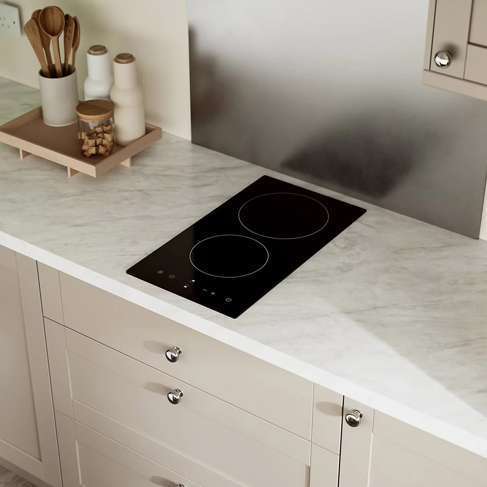 Plita incorporabila NN2ZCR30EU, Vitroceramica, 2 arzatoare, Touch Control, negru