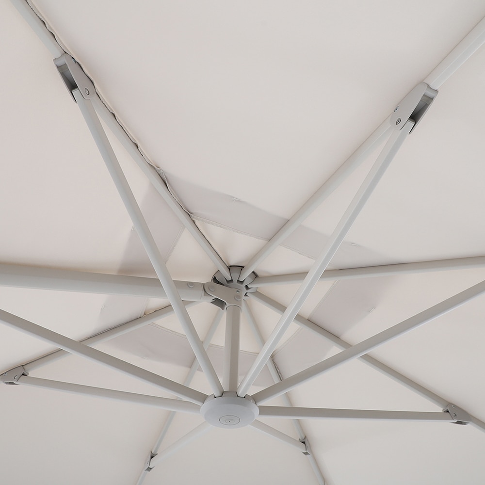 Umbrela de exterior GOODHOME Corby, 3 x 3m, bej