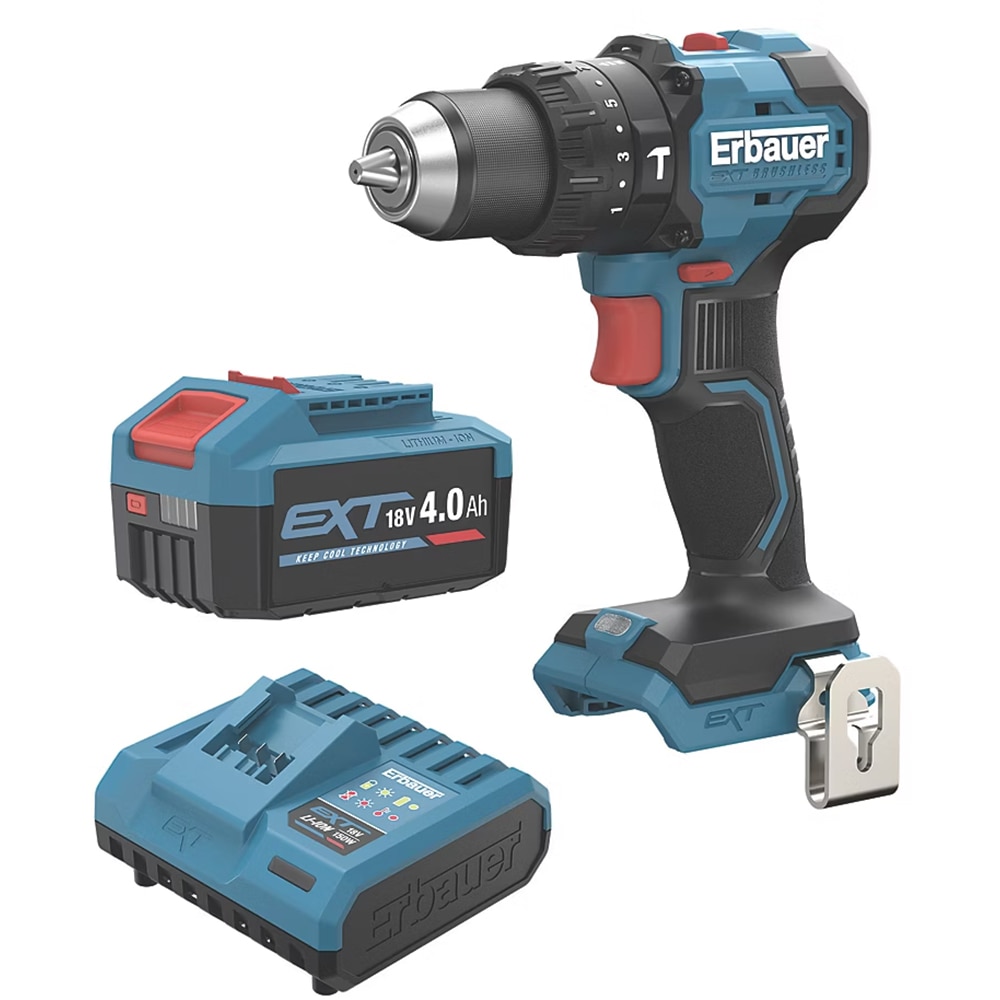 Masina de gaurit si insurubat ERBAUER ERI1092COM, 4Ah, 18V
