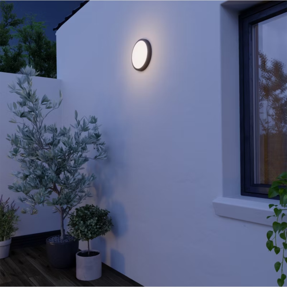 Plafoniera de exterior GOODHOME, LED, IP65, 1650lm, negru