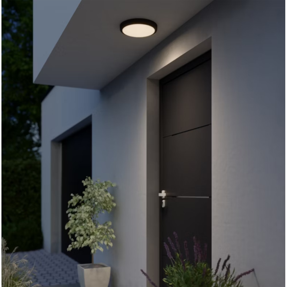 Plafoniera de exterior GOODHOME, LED, IP65, 1650lm, negru