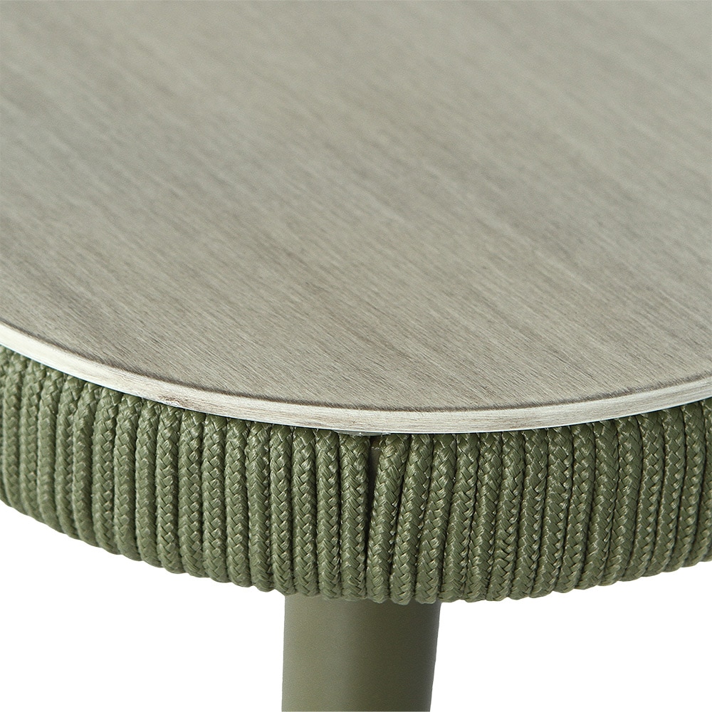 Set mobilier terasa GIZA, perne incluse, sticla si ratan, bej/kaki, 4 piese