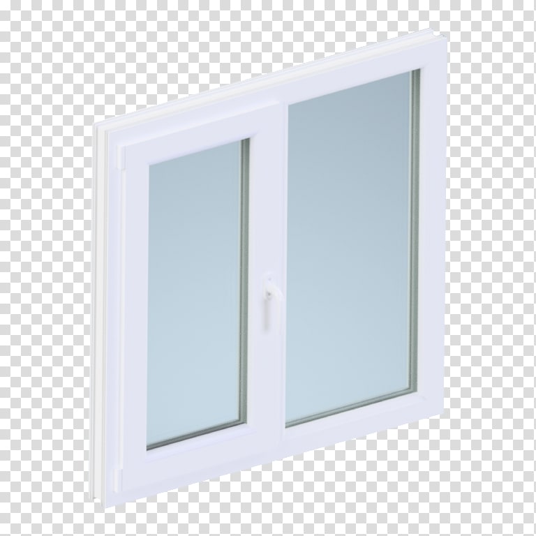 Fereastra termopan PVC, alb, 4 camere, 116 cm x 116 cm, Stanga, Simpla deschidere