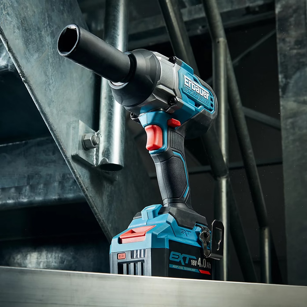 Masina de insurubat cu impact Erbauer Elite ERI1097IPD, 18V, 800Nm