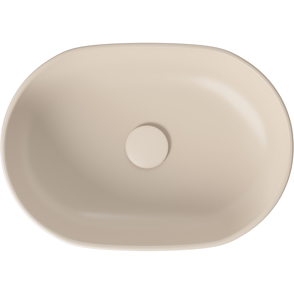 Lavoar pe blat CERSANIT Moduo K116-132, ceramica, 50 x 35.5 x 15 cm, bej