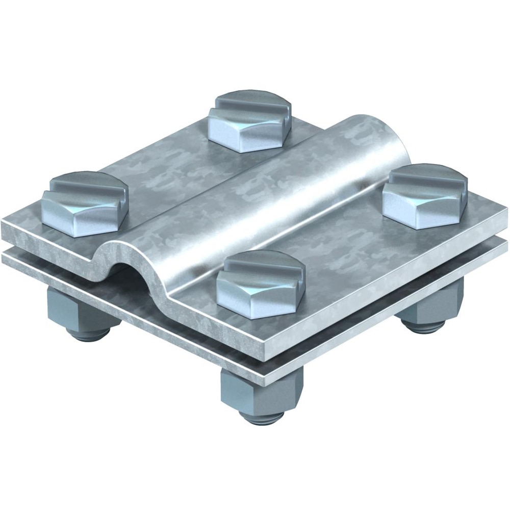 Clema legatura cruce OBO, conductor 8-10 mm2 - platbanda 30 mm, otel