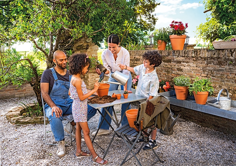 Ghiveci flori DEROMA Cotto Garden, teracota, D 29 cm, maro