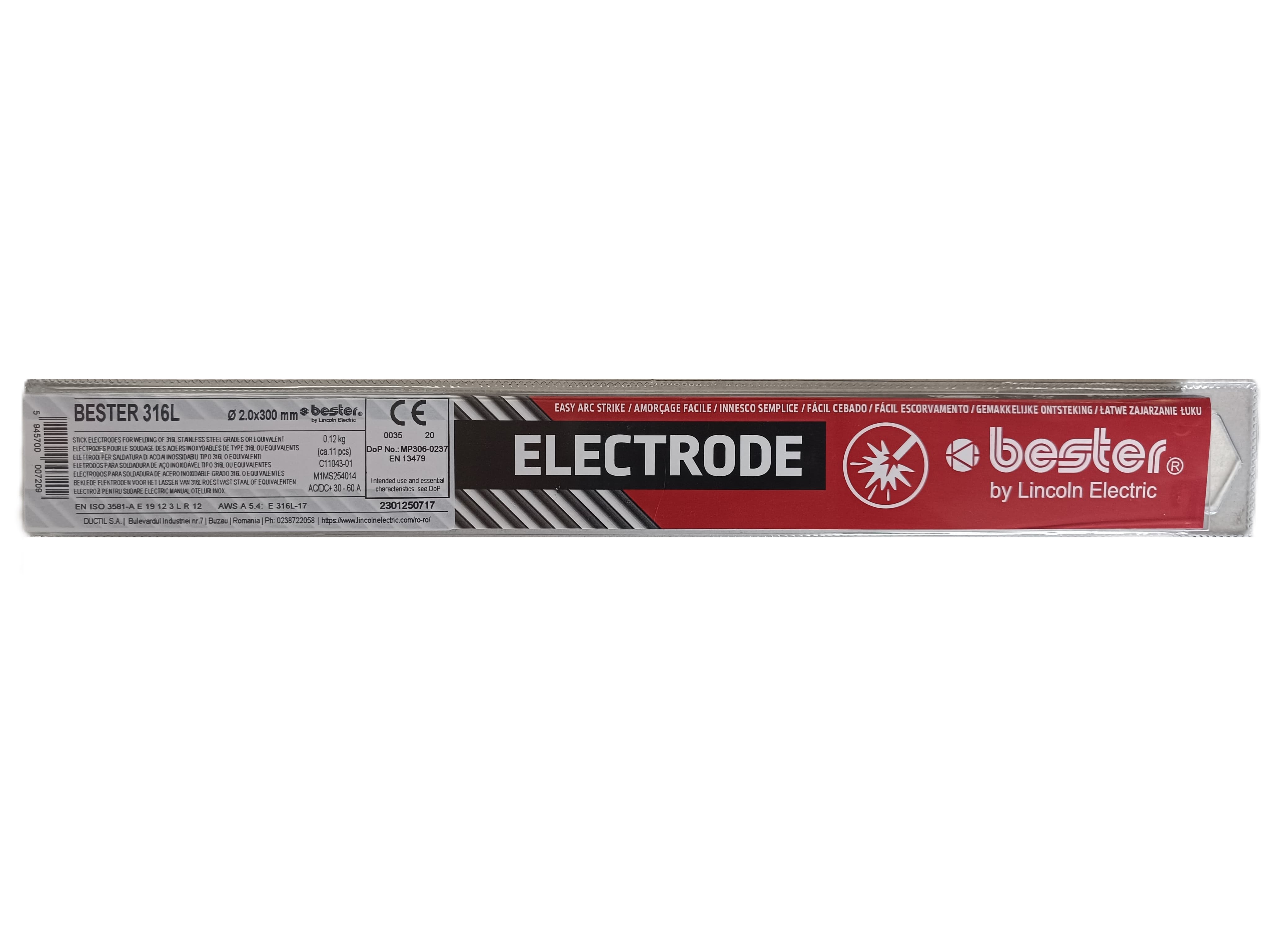 Electrozi Inox, aliaje 316L, 2.0 mm  Bester