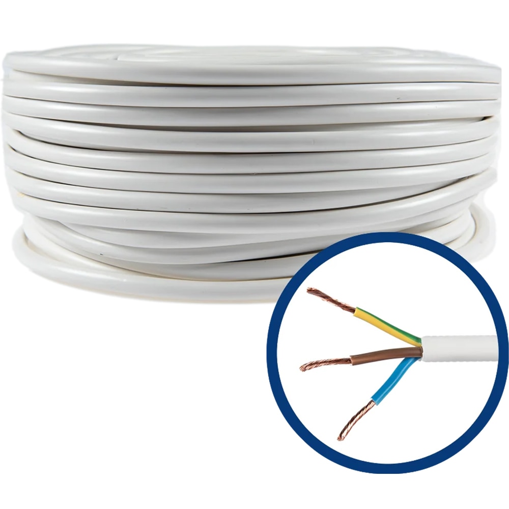 Cablu flexibil cu MYYM, 3 x 2.5 mm, 100 m