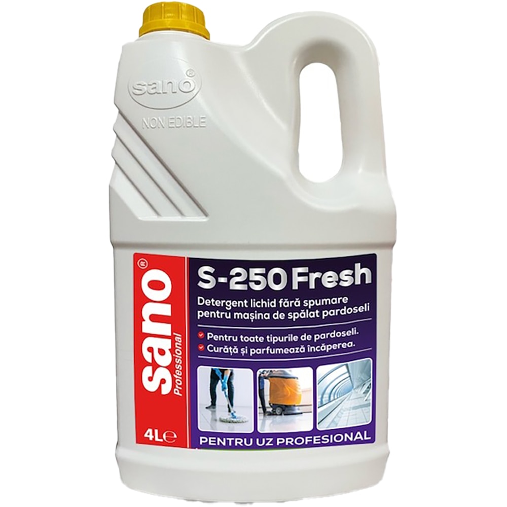 Detergent profesional pentru pardoseli SANO S250, 4l