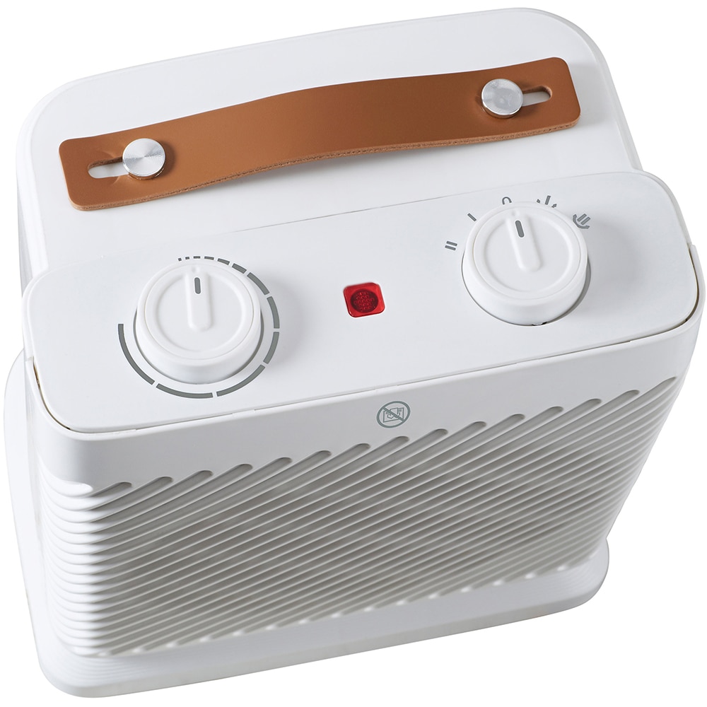 Aeroterma oscilanta cu ventilator 2000W, suprafata incalzire 20m2, alb