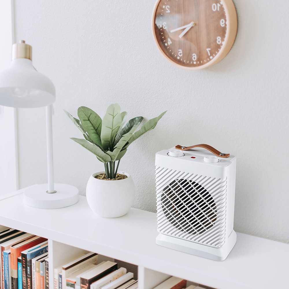 Aeroterma oscilanta cu ventilator 2000W, suprafata incalzire 20m2, alb