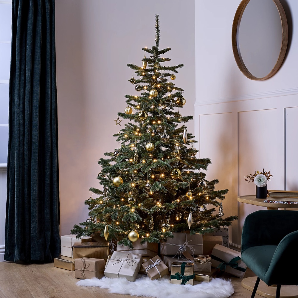 Set globuri de Craciun, 40 bucati, auriu