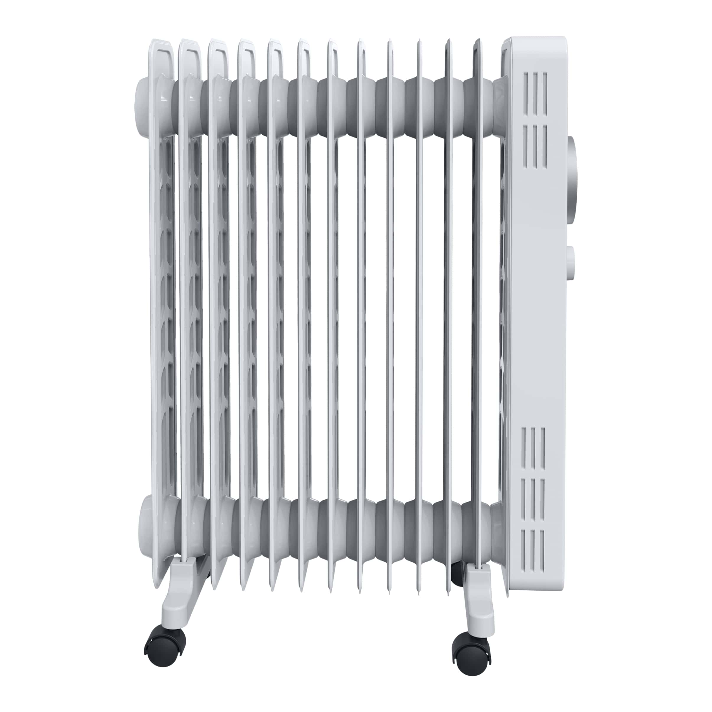 Radiator electric GoodHome Tekapo NY2513-24M, 2500W, 13 elementi, 45 x 64 x 24 cm, alb
