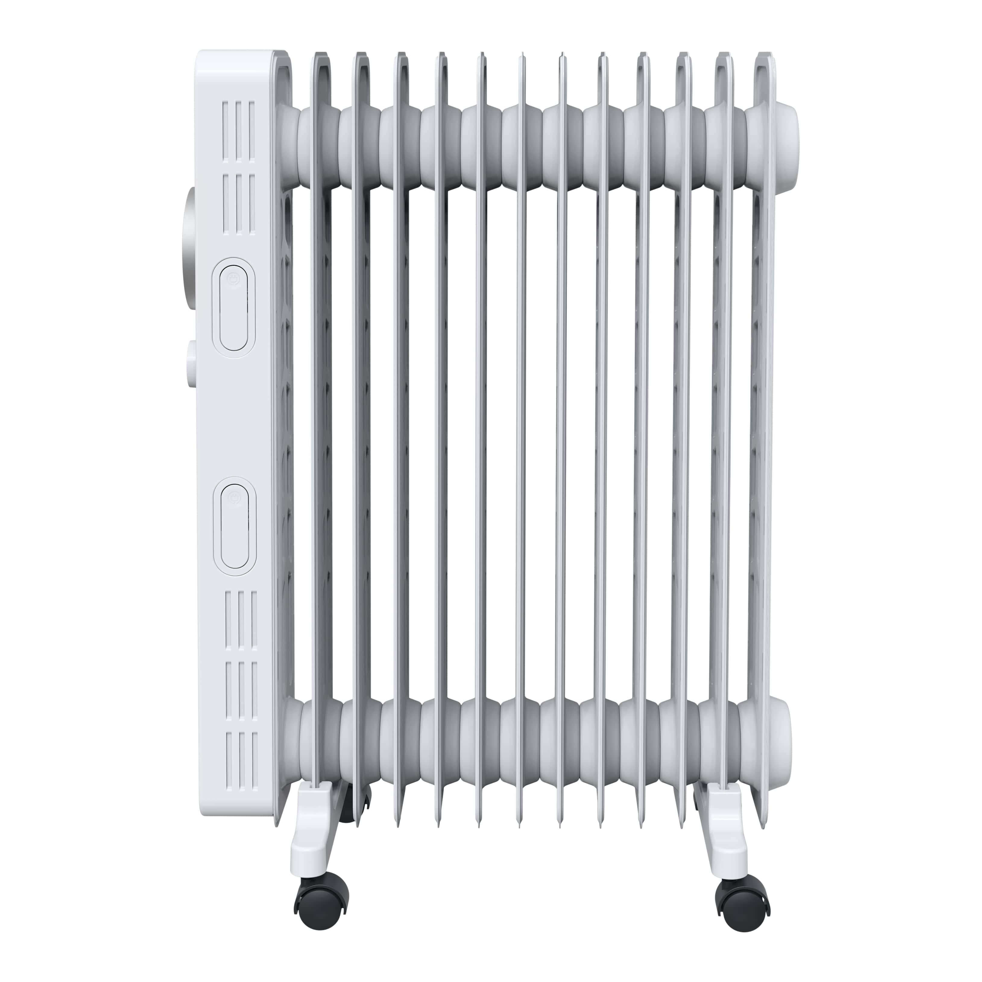 Radiator electric GoodHome Tekapo NY2513-24M, 2500W, 13 elementi, 45 x 64 x 24 cm, alb