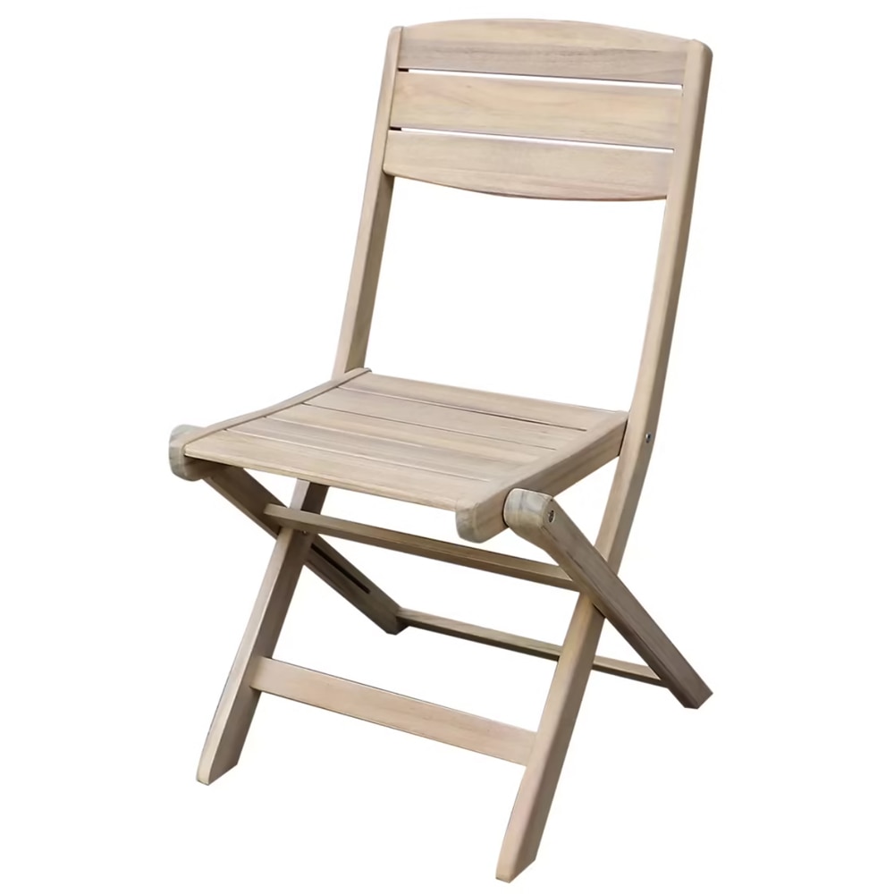 Scaun pliabil de gradina GOODHOME Riveo 101498107,  49 x 51 x 87 cm, maro