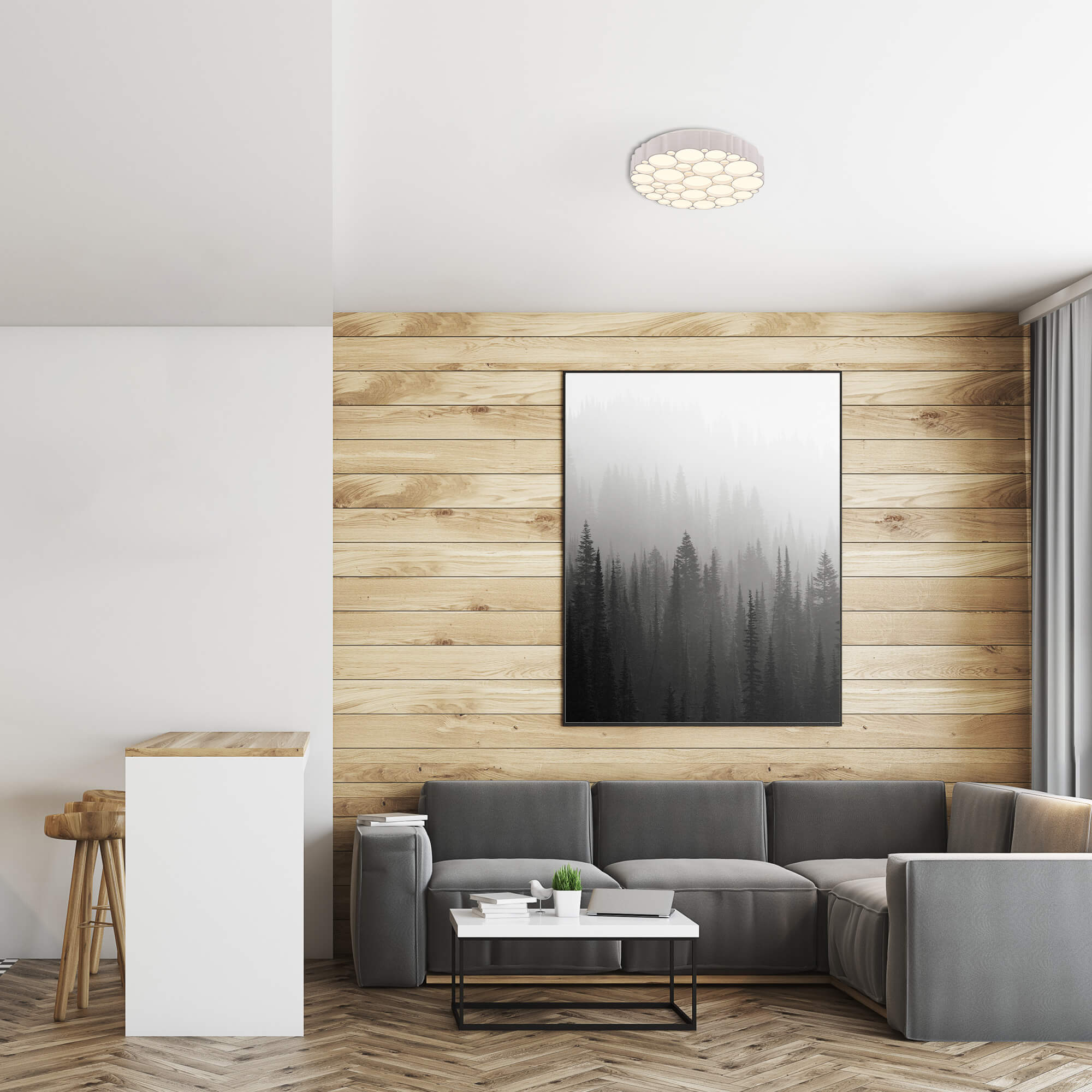 Plafoniera LED, 40 W, alb, 41 cm, 2800 lm  Mars