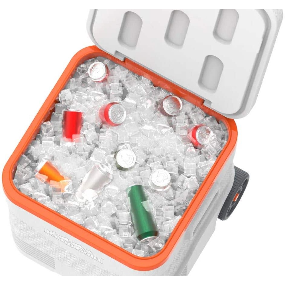 Lada frigorifica tip troler DURAMAX 101499422, 45 L, suport umbrela, alb