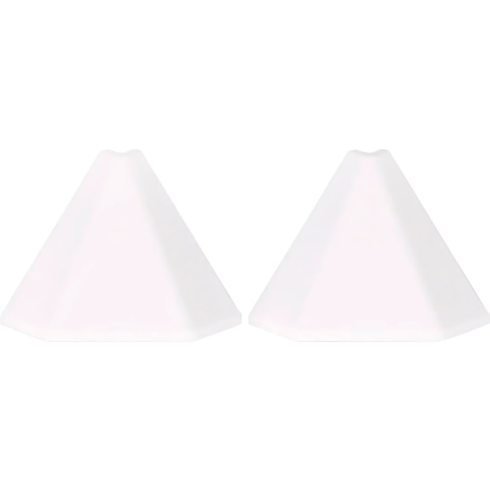 Set accesorii profil blat colt exterior TE-MA, 2 buc, argintiu