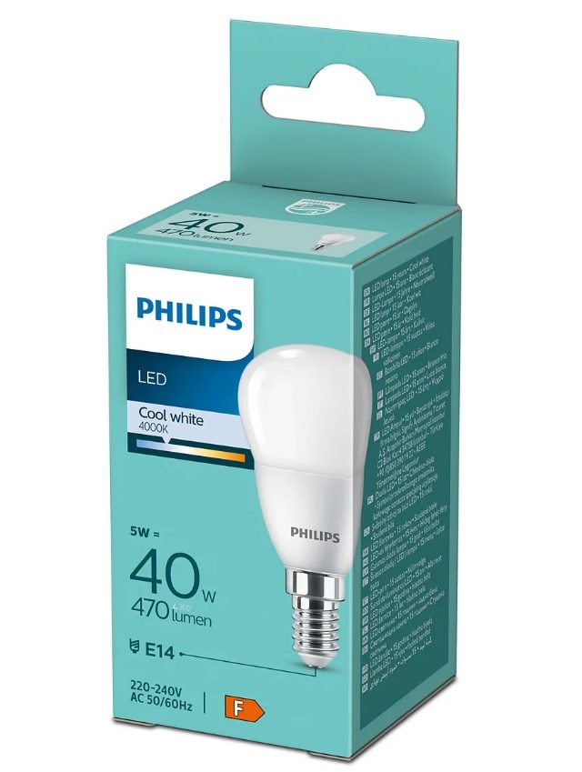 Bec LED PHILIPS 8719514313187, E14, 5W, 470lm, lumina neutra