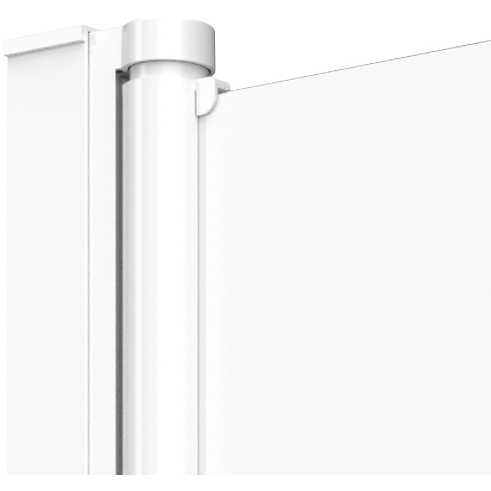 Paravan cada Cooke & Lewis Arkell, sticla securizata, 75 x 130 cm, alb