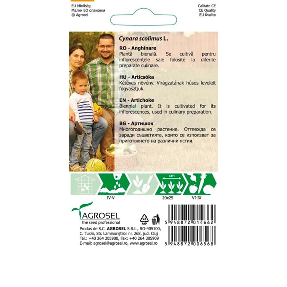 Seminte legume Anghinare AGROSEL