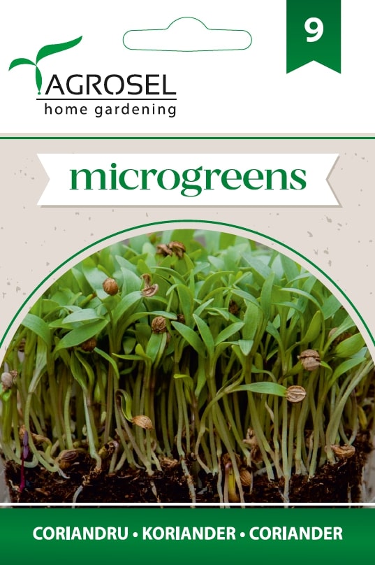 Seminte coriandru (microgreens) AGROSEL, 5.15 g