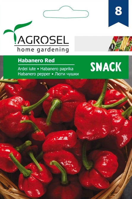 Ardei Iute Habanero Red Snack