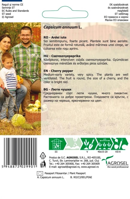 Ardei Rotund Alma Picante