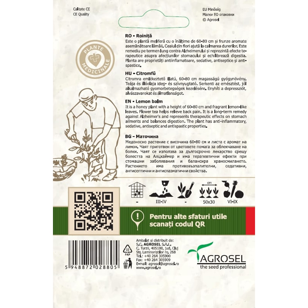 Seminte Roinita (lamaita) AGROSEL