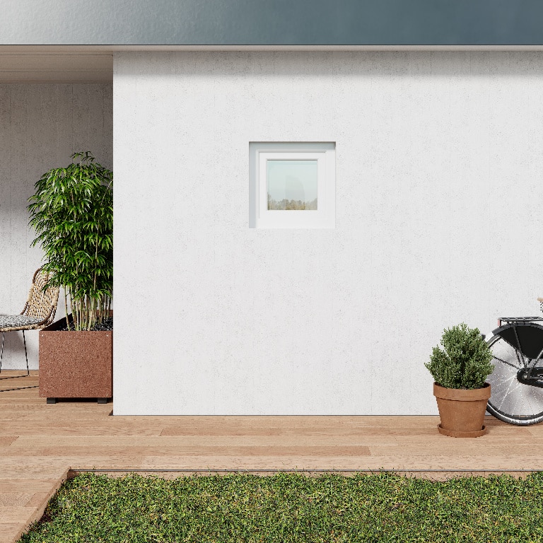 Fereastra termopan PVC, alb, 4 camere, 56 cm x 56 cm, Dreapta, Simpla deschidere