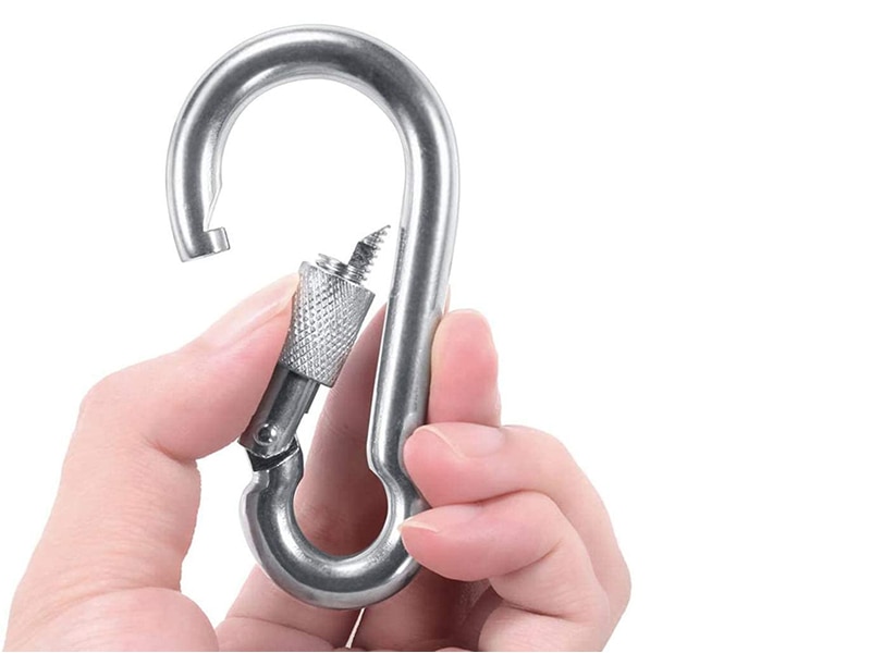 Carabina cu siguranta, 7 x 70 mm, otel, argintiu