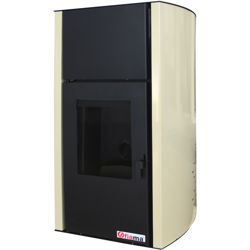 Termosemineu pe peleti FORNELLO Fima Confort, 12Kw, ivoire