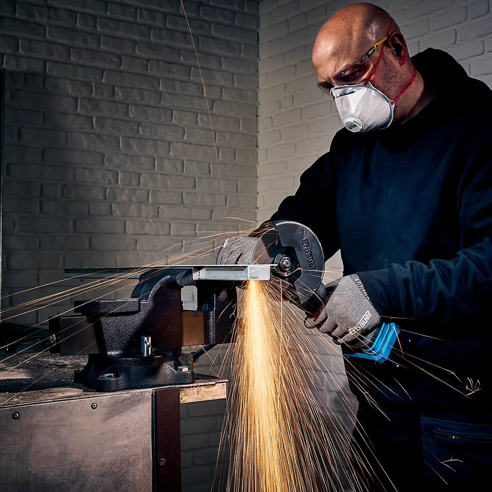 Polizor unghiular Erbauer ERI1083GRD, 125mm, 18V