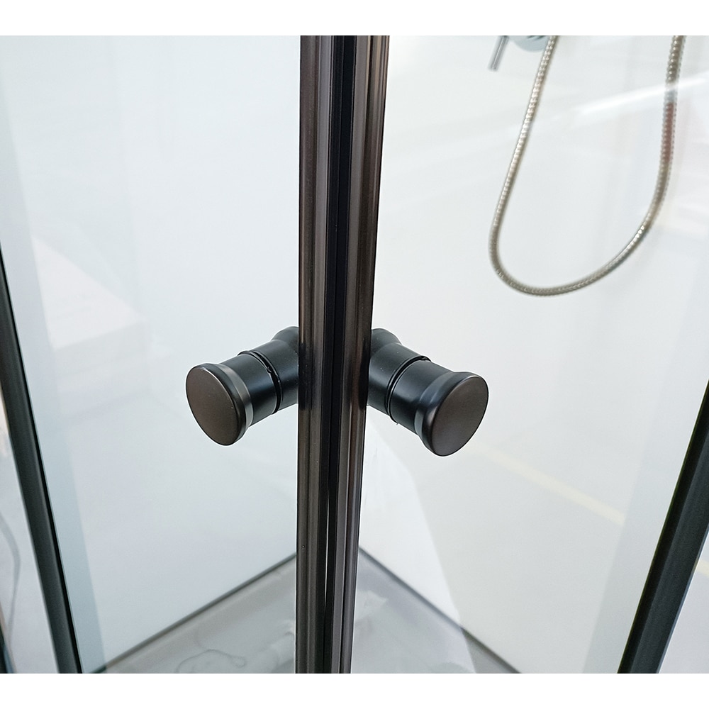 Cabina de dus cu hidromasaj SANOTECHNIK Stil PS18B, 90 x 90 x 225 cm, sticla securizata 4mm, profil negru