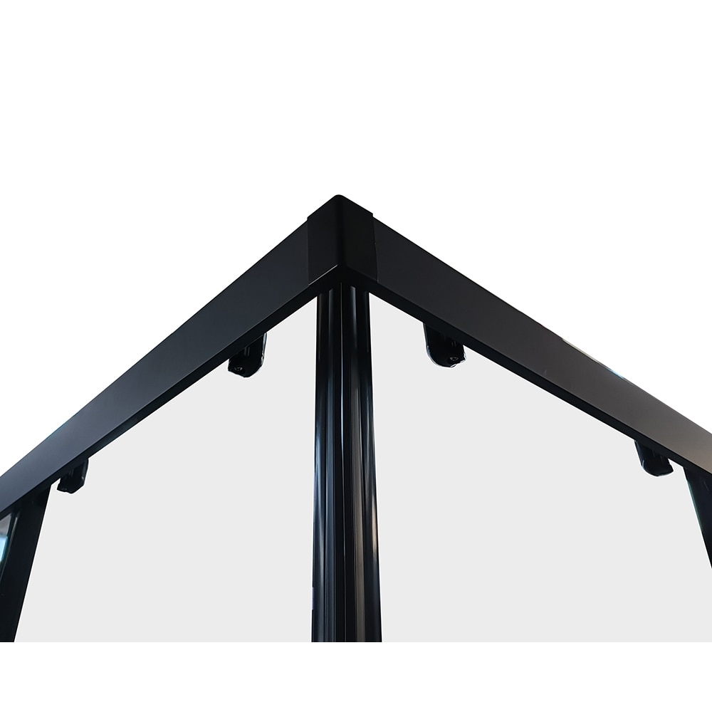 Cabina de dus cu hidromasaj SANOTECHNIK Stil PS18B, 90 x 90 x 225 cm, sticla securizata 4mm, profil negru