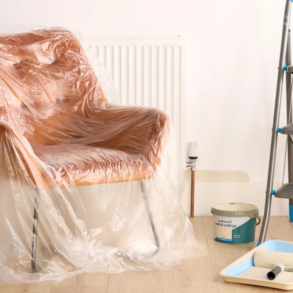 Folie de protectie GOODHOME, 4 x 5 m, polietilena, transparent