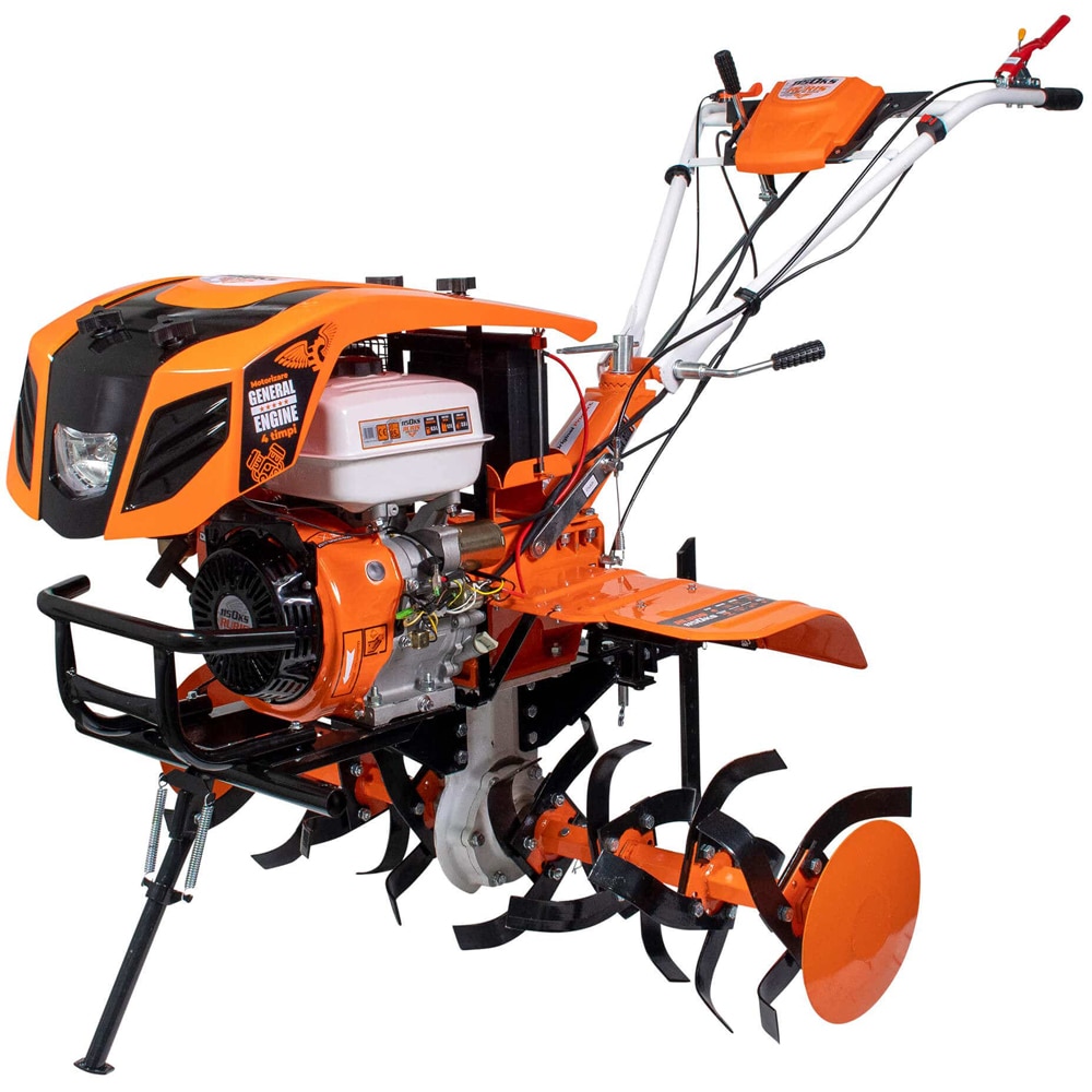 Motocultor pe benzina, Ruris 1150KS Start, 13 CP, 390 CC, latime de lucru 75-110 cm, 4 timpi