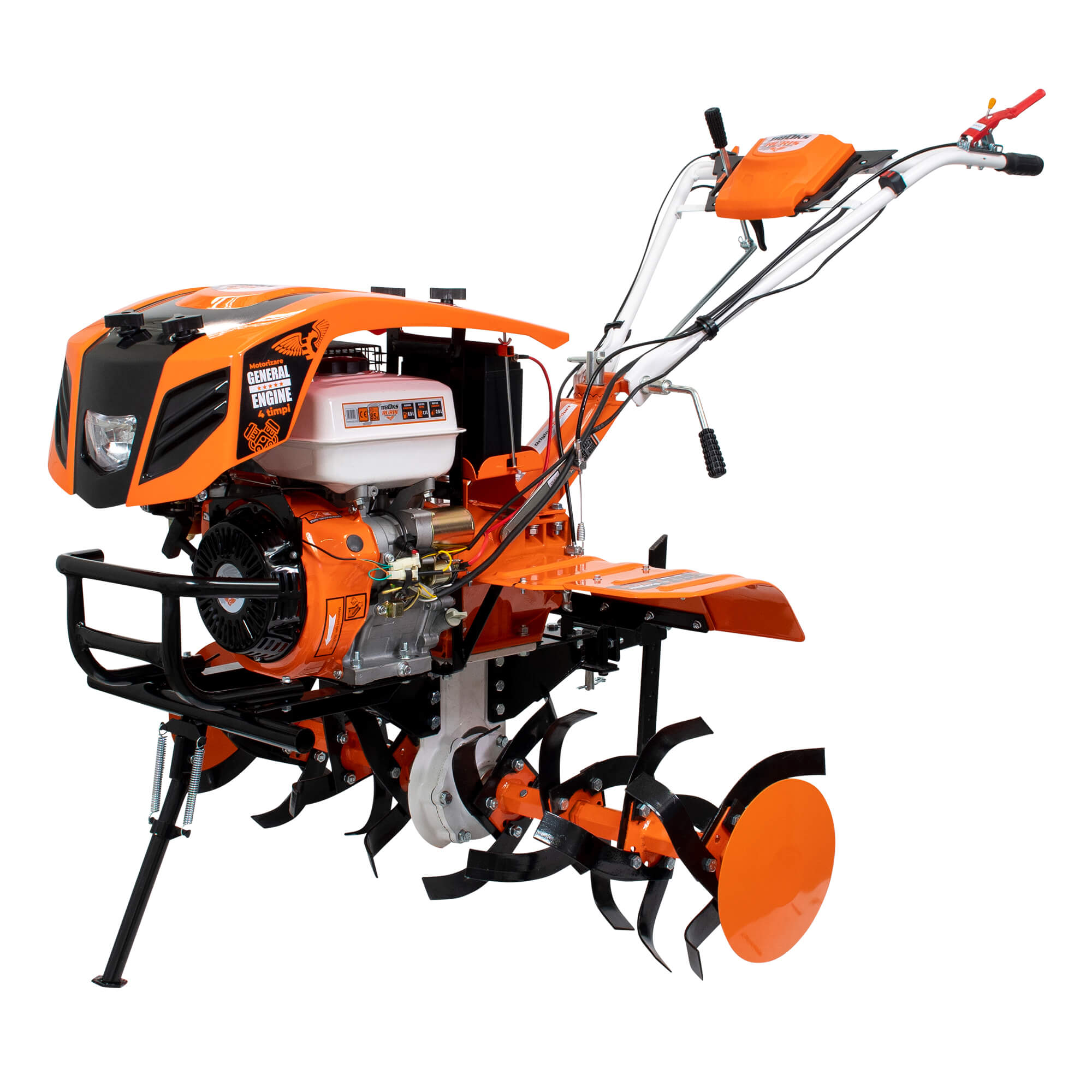 Motocultor pe benzina, Ruris, 1180KS start, 460 CC, 18 CP, latime de lucru 75-110 cm