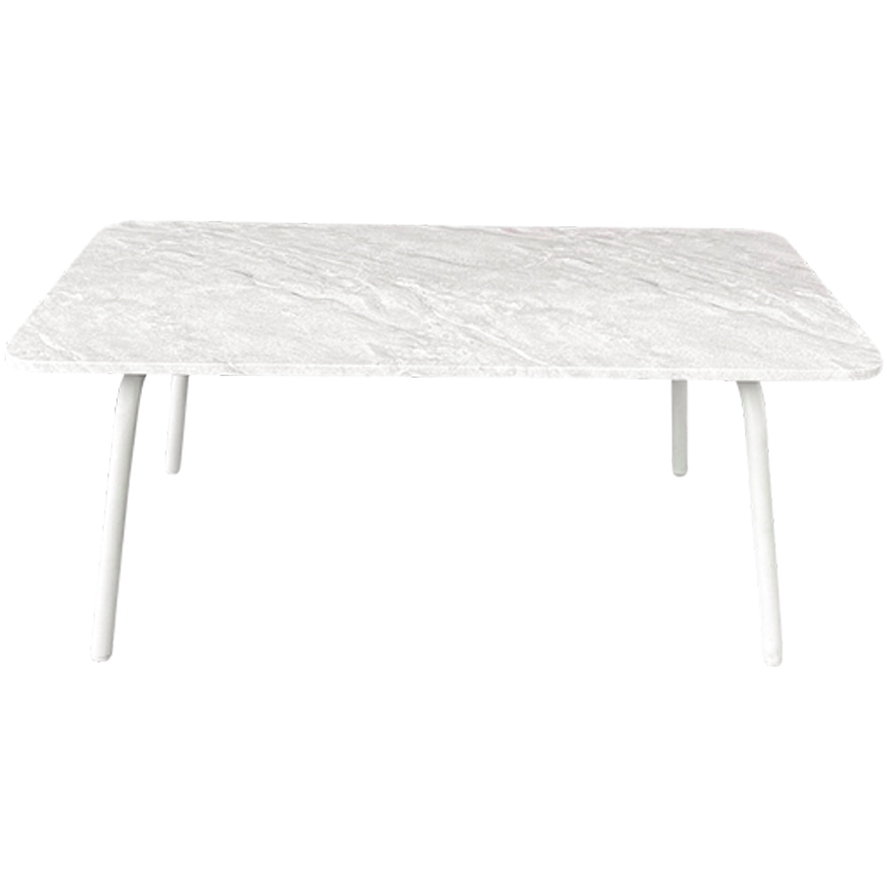 Set mobilier gradina GOODHOME Anogia, 4 piese, crem