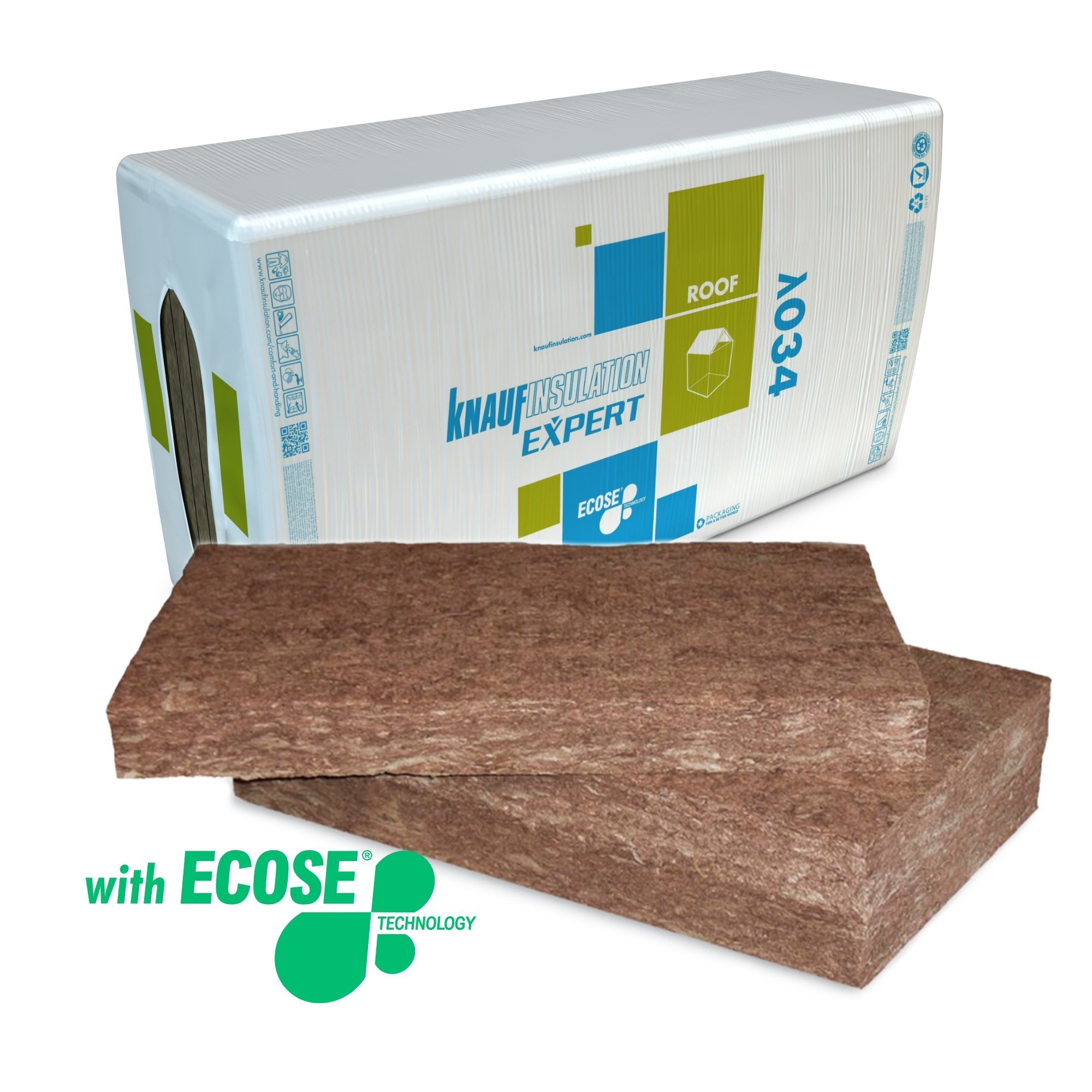 Vata minerala de sticla 4,32 mp, 0,034 W/mK, 120 x 60 x 10 cm  Knauf Insulation