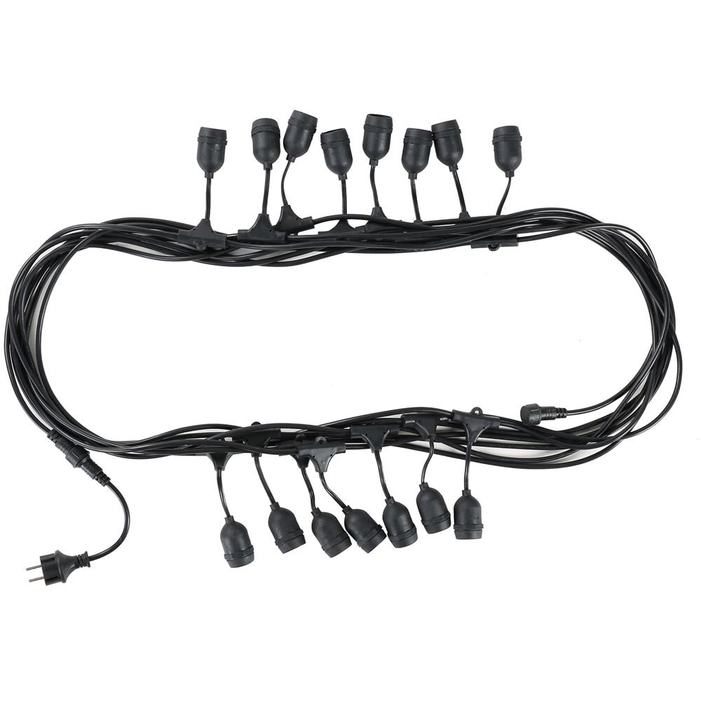 Ghirlanda luminoasa AVIDE, E27, 15 globuri led, IP44, 10m